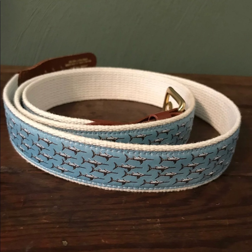 Leather Man Ltd Swordfish Belt - Picture 1 of 4